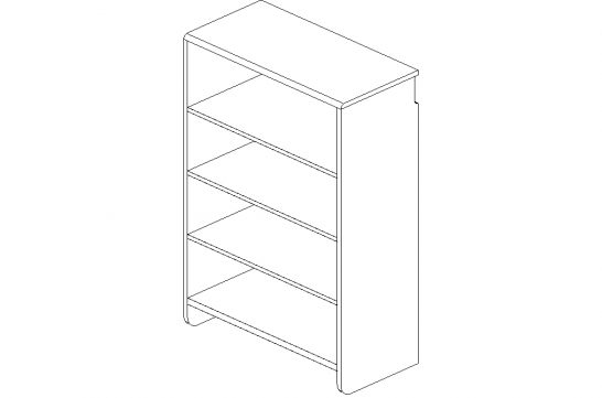 White 30" Shelf and Hang Half Cabinet
